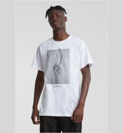 Снимка на White T-shirt with peace sign