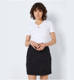 Снимка на White Womens Basic T-Shirt Noisy May Maya - Women