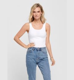 Снимка на White Womens Basic Tank Top ONLY Live Love - Women
