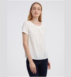 Снимка на White women's blouse CAMAIEU - Women's