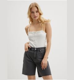 Снимка на White Women's Bodysuit Pieces Leaf - Women's