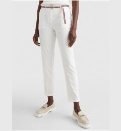 Снимка на White Women's Cropped Chino Pants Tommy Hilfiger - Women