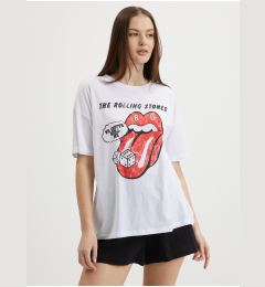 Снимка на White Women's Oversize T-Shirt Noisy May Ida - Women