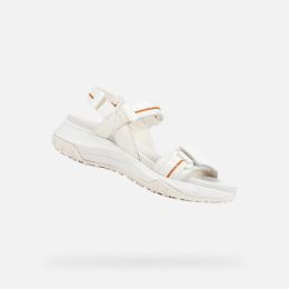 Снимка на White women's sandals Geox Sorapis + Grip - Women