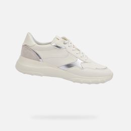 Снимка на White women's sneakers Geox Alleniee - Women's