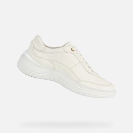 Снимка на White women's sneakers Geox Fluctis - Women's