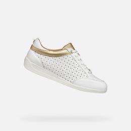 Снимка на White women's sneakers Geox Myria - Women's