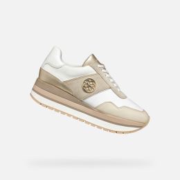 Снимка на White women's sneakers Geox Nekency - Women's