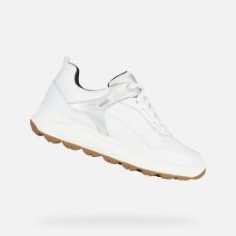 Снимка на White women's sneakers Geox Spherica 4x4 B Abx - Women's