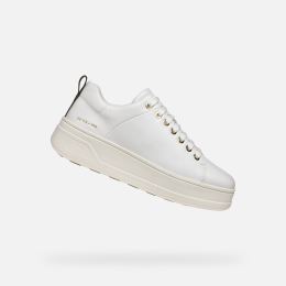 Снимка на White women's sneakers Geox Spherica ECUB-2 - Women's