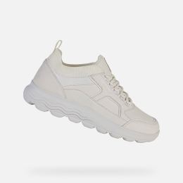 Снимка на White women's sneakers Geox Spherica - Women's