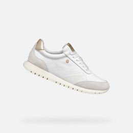 Снимка на White women's sneakers Geox Sukie 2.0 - Women's