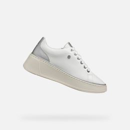 Снимка на White women's sneakers Geox Sunnetty - Women's