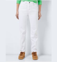 Снимка на White women's straight fit jeans Noisy May Moni - Women's