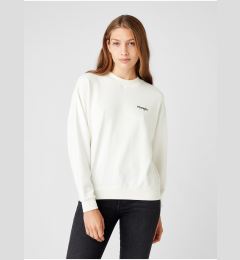 Снимка на White women's sweatshirt with Wrangler Retro Sweat print - Women's