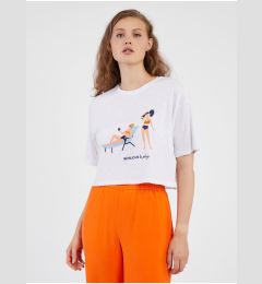 Снимка на White Women's T-Shirt ONLY Bone - Women