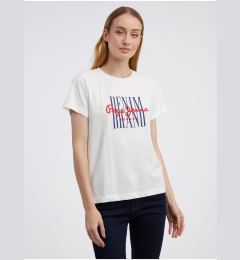 Снимка на White Women's T-Shirt Pepe Jeans Camille - Women