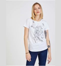 Снимка на White Women's T-Shirt with Liu Jo Prints - Women