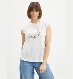 Снимка на White Women's T-shirt with Pepe Jeans Avis - Women