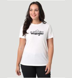 Снимка на White women's T-shirt Wrangler - Women's