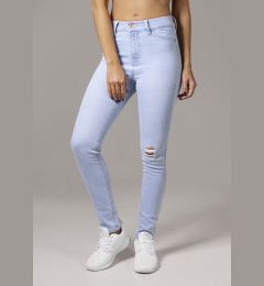 Снимка на Women&#039;s Skinny High Waisted Denim Pants - Blue