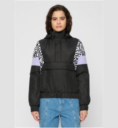 Снимка на Women's AOP Mixed Pull Over Jacket Black/Zebra