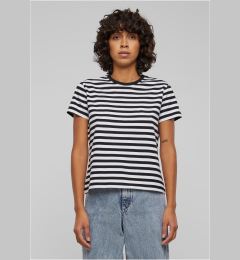 Снимка на Women's basic striped T-shirt white/black