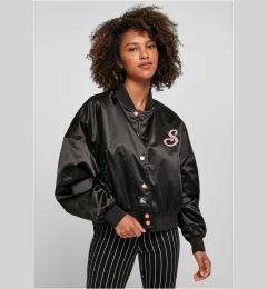 Снимка на Women's beginner's satin College Jacket black