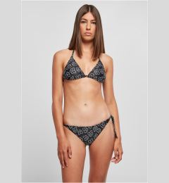 Снимка на Women's bikini with blackflower triangle pattern