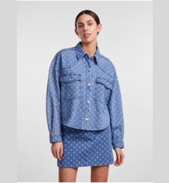 Снимка на Women's Blue Denim Jacket Pieces Nursel - Women's