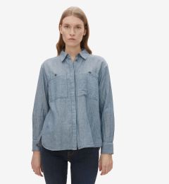 Снимка на Women's Blue Striped Shirt Tom Tailor