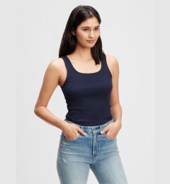 Снимка на Women's blue tank top ribbed tank top GAP
