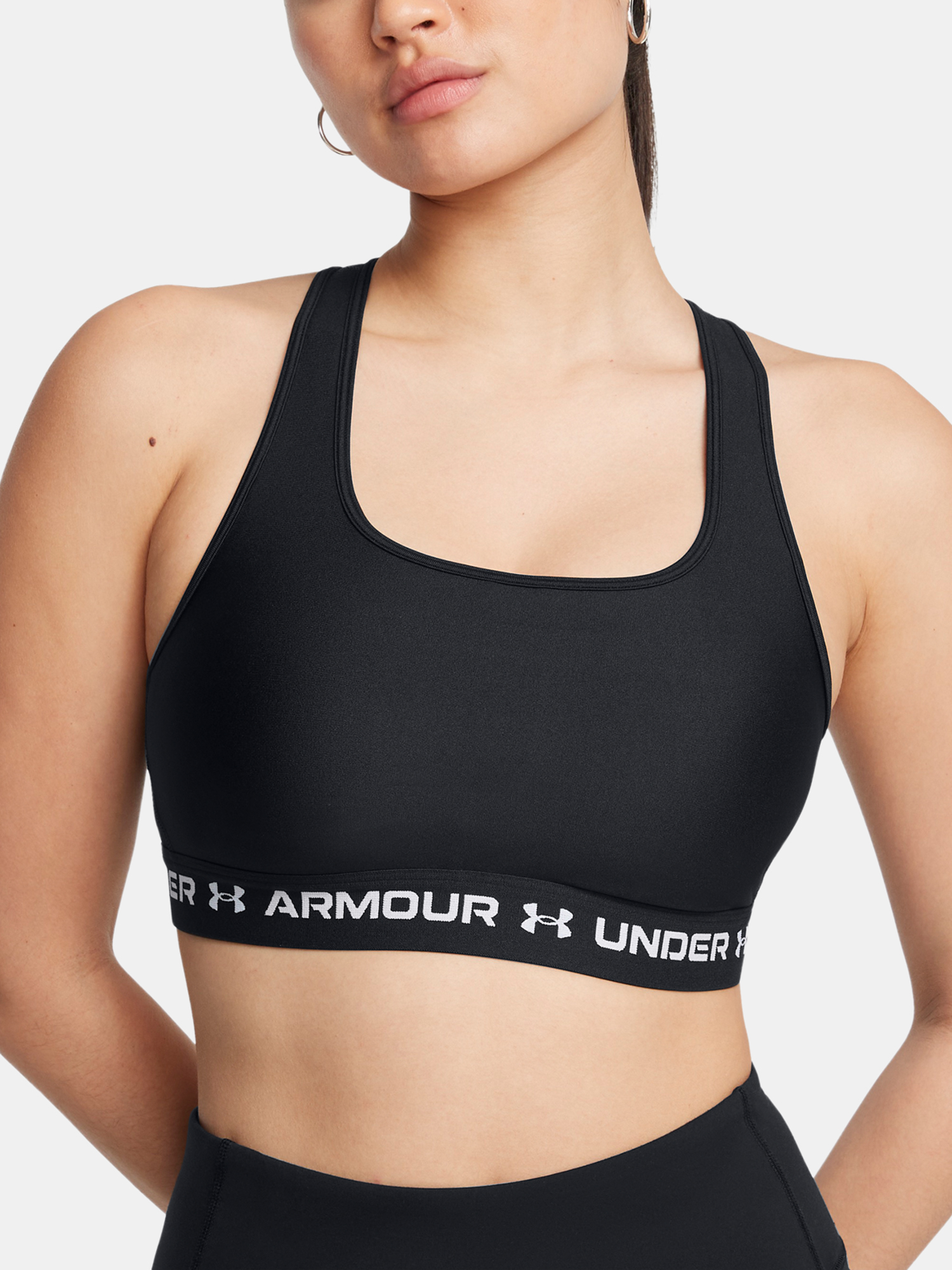 Снимка на Women's bra Under Armour Crossback Mid Bra-BLK - Women's