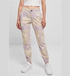 Снимка на Women's Camo Cargo High Waisted Lilaccamo Trousers