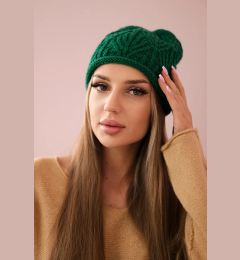 Снимка на Women's cap Leaves K245 green