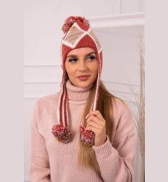 Снимка на Women's Cap with Long Ears Eunika K322 Foxy