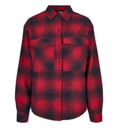 Снимка на Women's Check Overshirt Navy Blue/Red