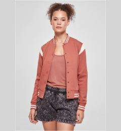 Снимка на Women's College Sweat Jacket Terracotta/White Sand Liner