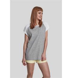 Снимка на Women's contrasting raglan t-shirt gray/white
