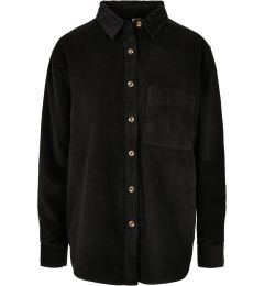 Снимка на Women's corduroy oversized shirt black