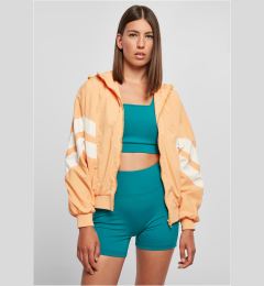 Снимка на Women's Crinkle Batwing Col.Jacket Paleoorange/White Sand