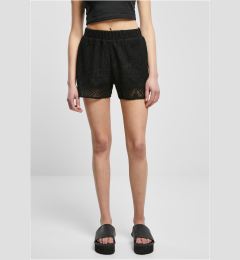 Снимка на Women's Crochet Lace Resort Shorts in Black