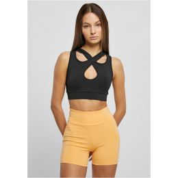 Снимка на Women's Crossed Sprots Bra Black
