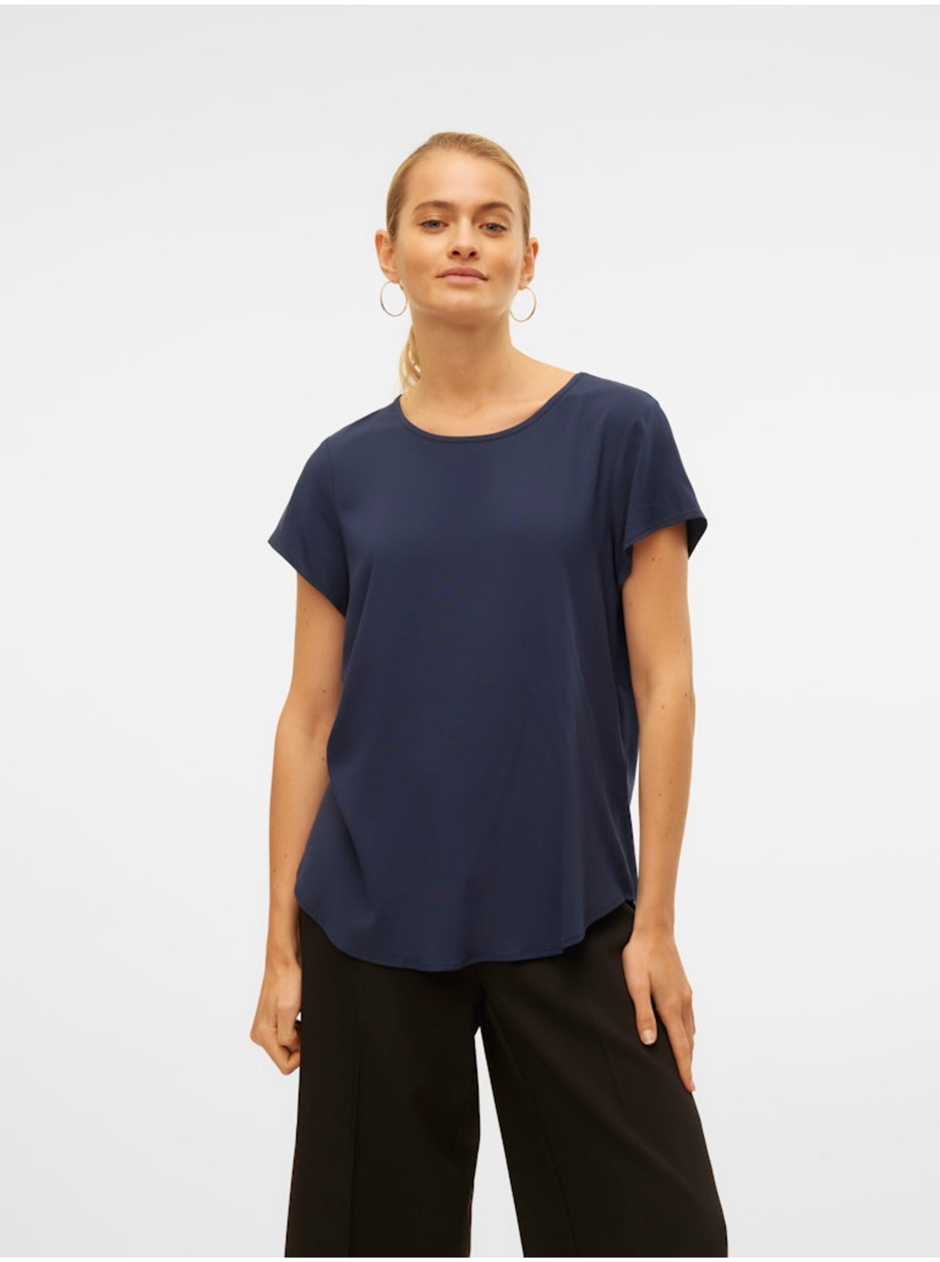 Снимка на Women's dark blue blouse Vero Moda Bella - Women