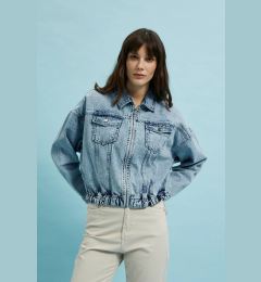 Снимка на Women's denim jacket MOODO - blue