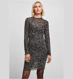 Снимка на Women's Double Layer Dress AOP asphalt/black