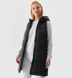 Снимка на Women's down vest with 4F synthetic down filling - black