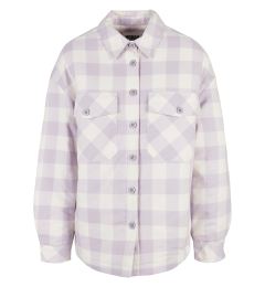 Снимка на Women's flannel padded overshirt whitesand/softlilac