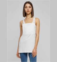 Снимка на Women's Floral Laces Loose Tank White