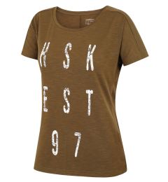 Снимка на Women's functional T-shirt HUSKY Tingl L tm. khaki